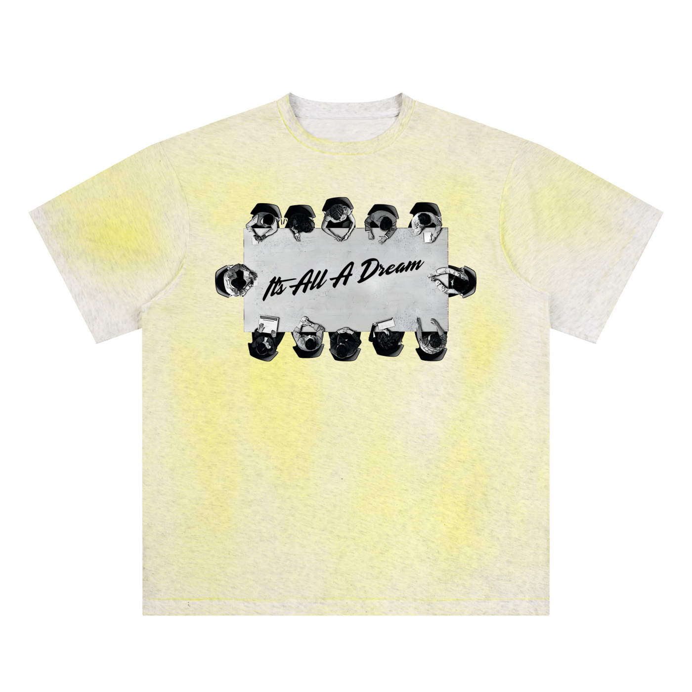 Sun Fade Hand-Painted T-Shirt