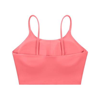 "It's All A Dream" Spaghetti Strap Yoga Sports Bra