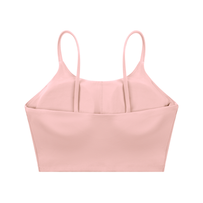 "It's All A Dream" Spaghetti Strap Yoga Sports Bra