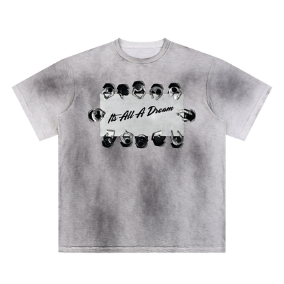 Sun Fade Hand-Painted T-Shirt