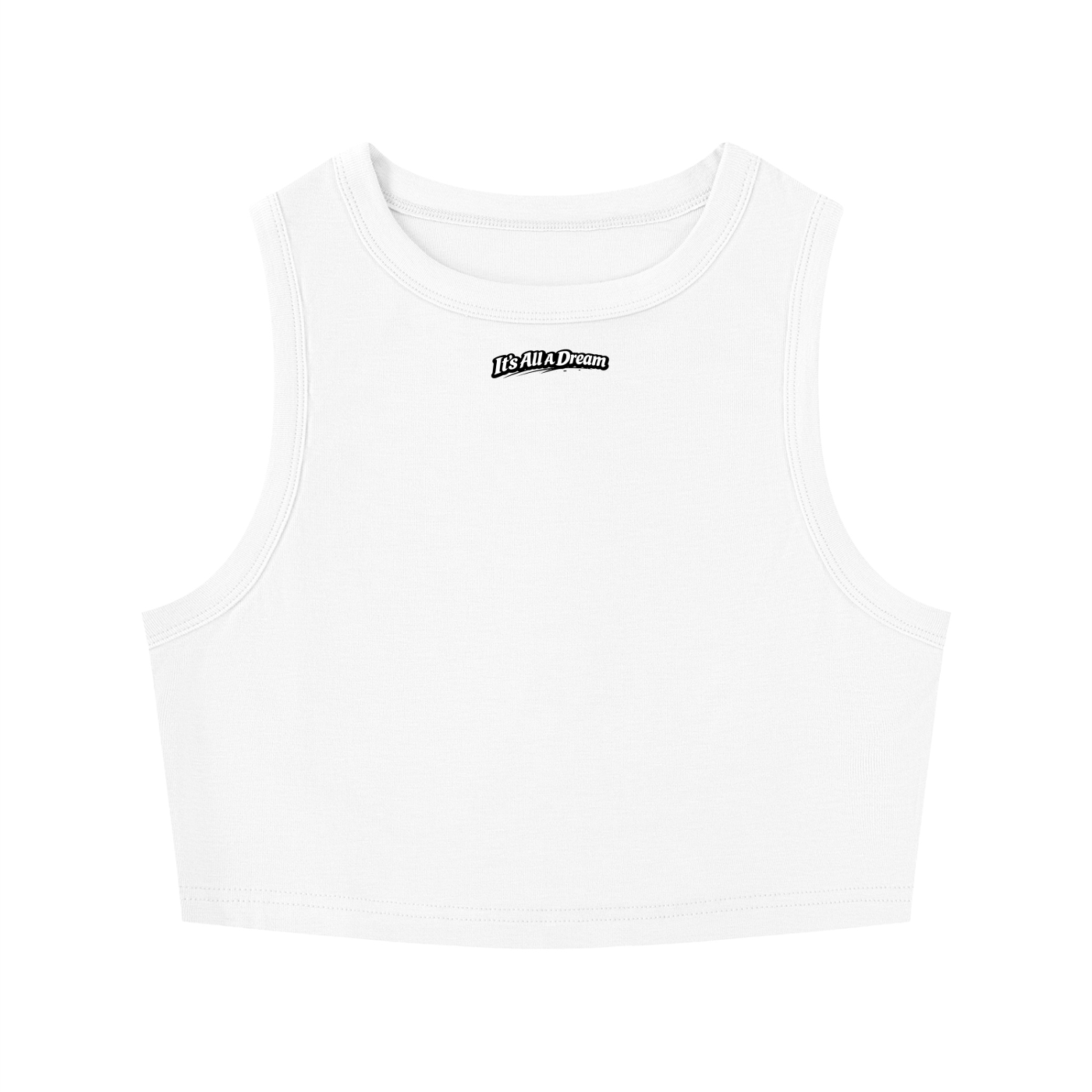 Women's Tight Crewneck Crop Tank Top