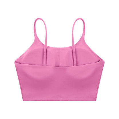 "It's All A Dream" Spaghetti Strap Yoga Sports Bra
