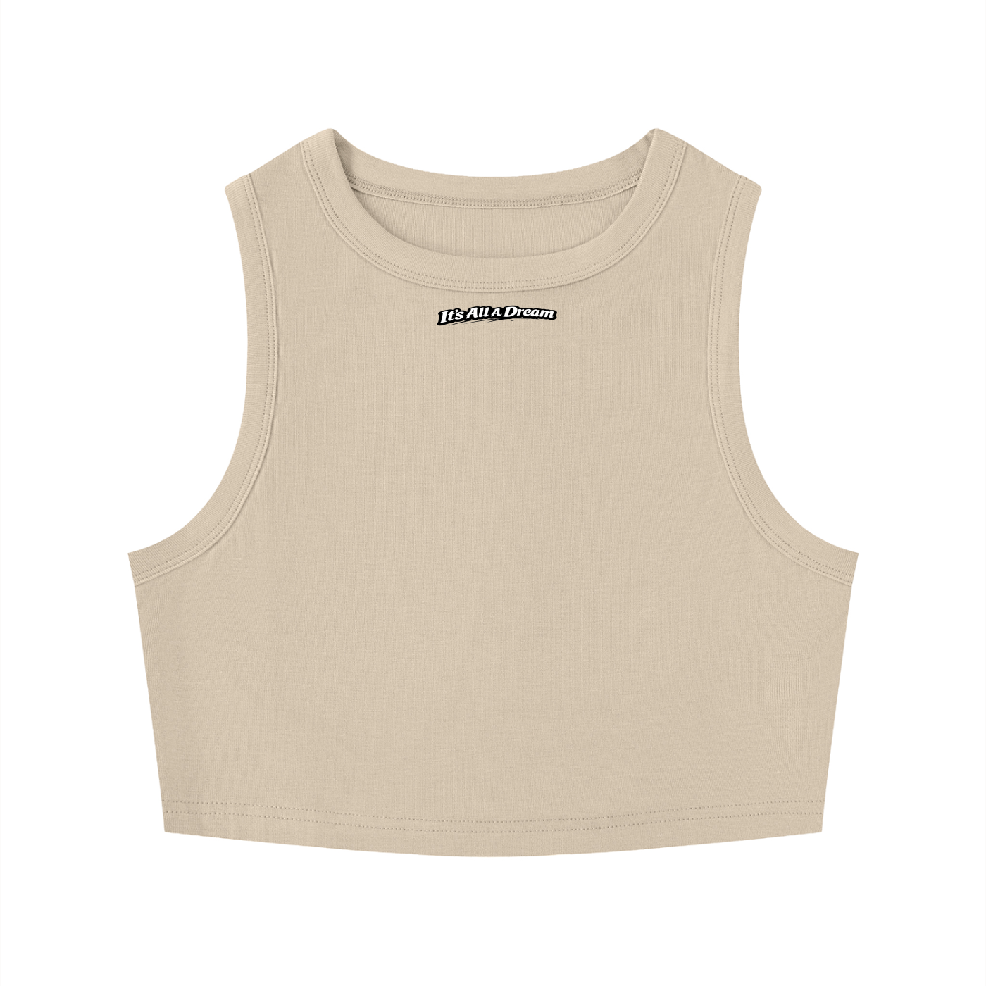 Women's Tight Crewneck Crop Tank Top