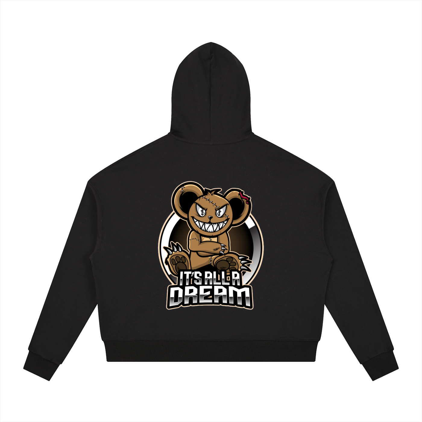 Contrast Drawstring Hoodie