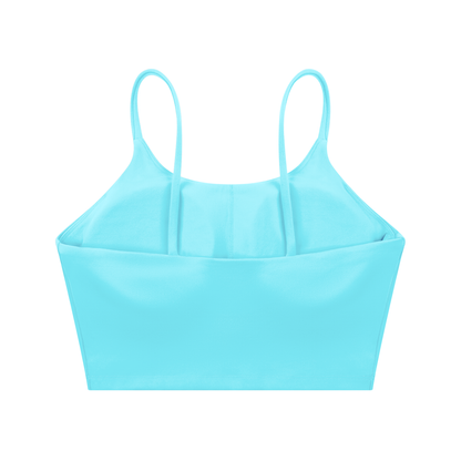 "It's All A Dream" Spaghetti Strap Yoga Sports Bra