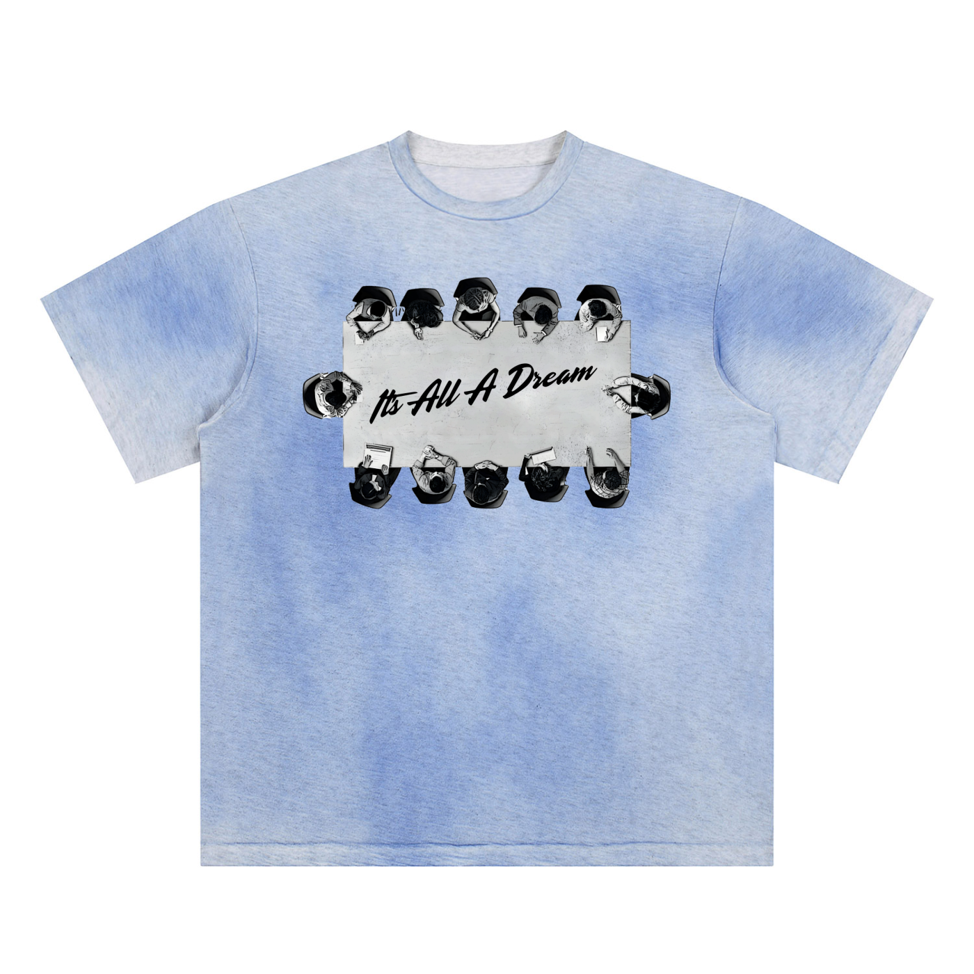 Sun Fade Hand-Painted T-Shirt