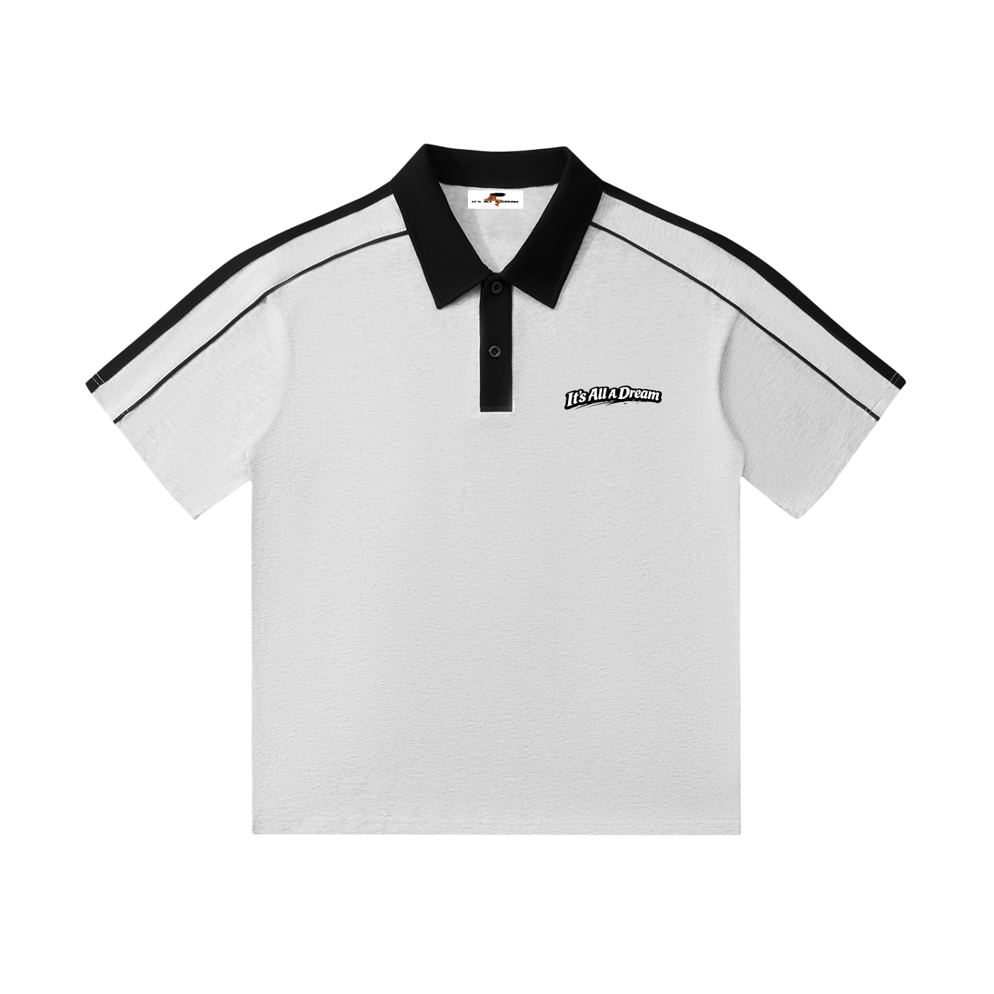 Collar Short-Sleeve Polo Shirt
