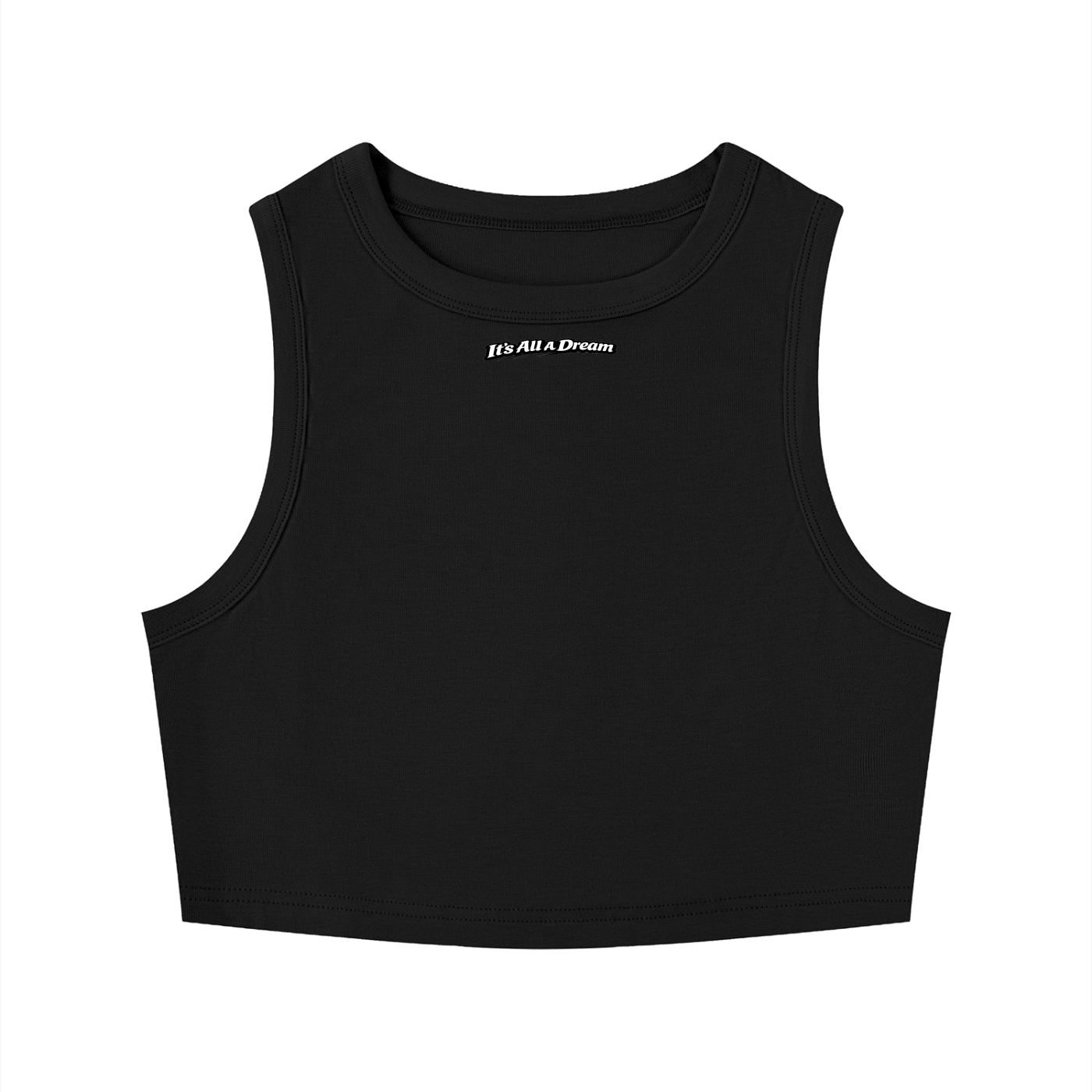 Women's Tight Crewneck Crop Tank Top