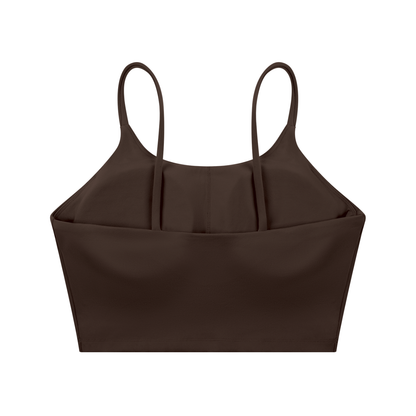 "It's All A Dream" Spaghetti Strap Yoga Sports Bra