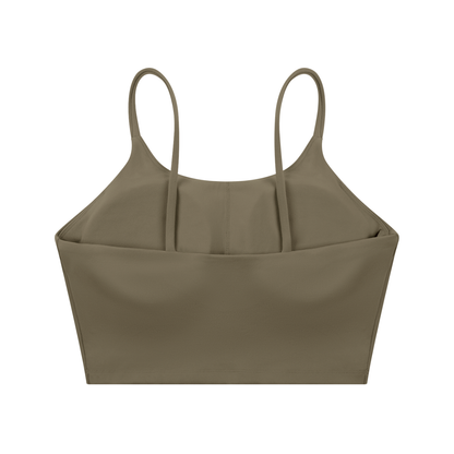 "It's All A Dream" Spaghetti Strap Yoga Sports Bra