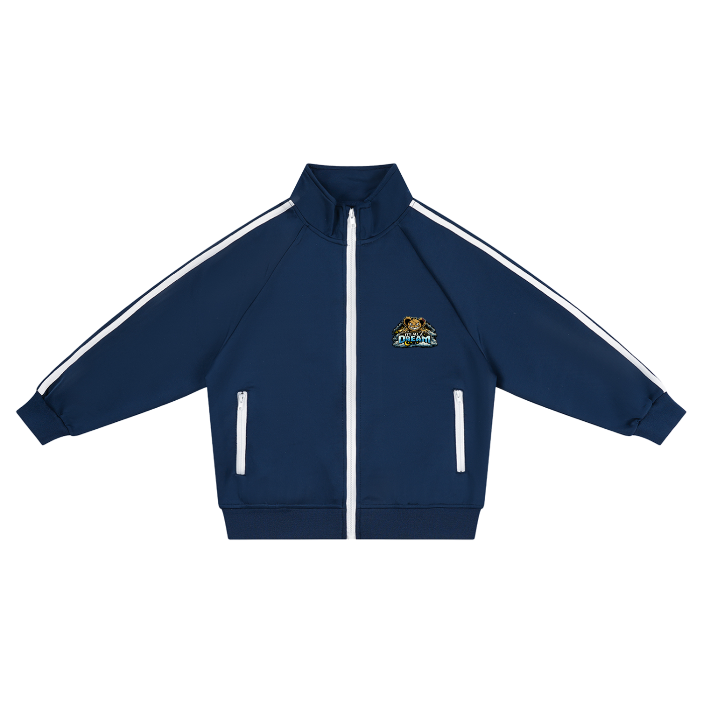 Kids’ Contrast Tape Coach Jacket
